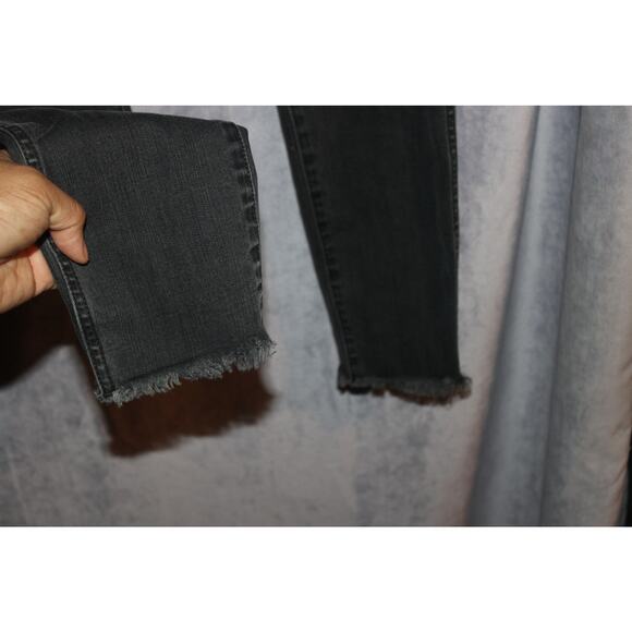 Madewell Button Up Black Skinny Jeans Size 8/29 Stretch - Picture 5 of 7